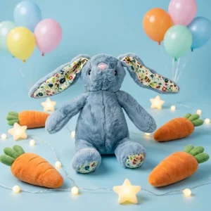 Crinkle Bunny Dog Toy