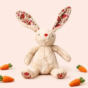 Crinkle Bunny Dog Toy